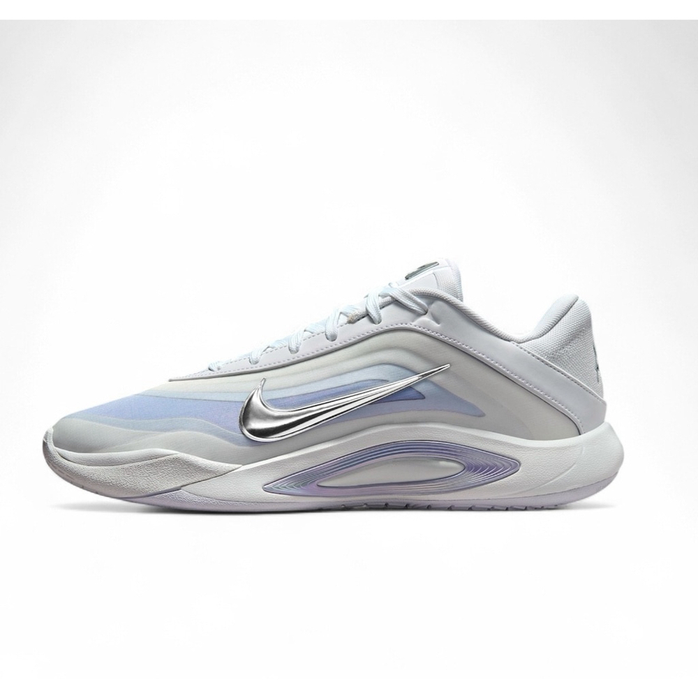 Nike Aja A'One Pearl White Metallic Shoes Size 10.5 Special Release - Picture 1 of 7